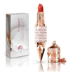 CLEARANCE Luxurious crystal Embellished Prestige Paris dark rose in box.